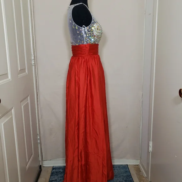 Sparkly Red Women's Dress - Picture 10 of 17